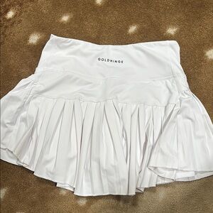White goldhinge athletic skirt!!